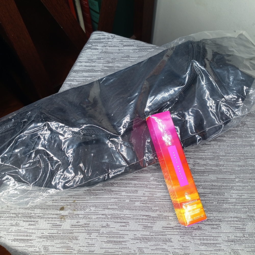 Fenty Beauty Lipstick in Vibrant Pink and Orange Packaging
